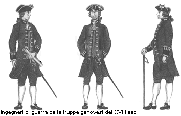 soldati genovesi XVIII SECOLO
