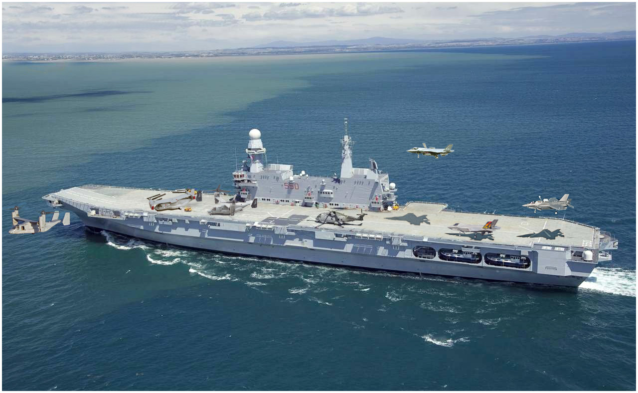 ITN Cavour, Il Cavour è una portaerei STOVL della Marina Militare italiana. Entrato in servizio nel 2009, dal 2011 è la nave ammiraglia della flotta.
