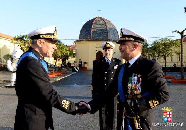 Cambio di Comando al COMSUBIN ... l'ammiraglio Francesco Chionna è stato rilevato dall'ammiraglio Paolo Pezzuti