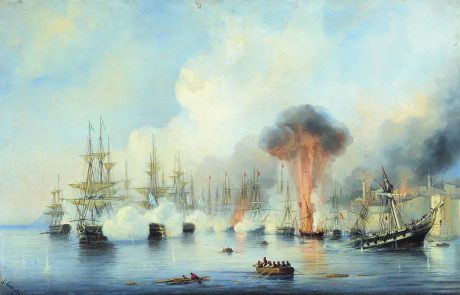 La battaglia navale di Sinope
