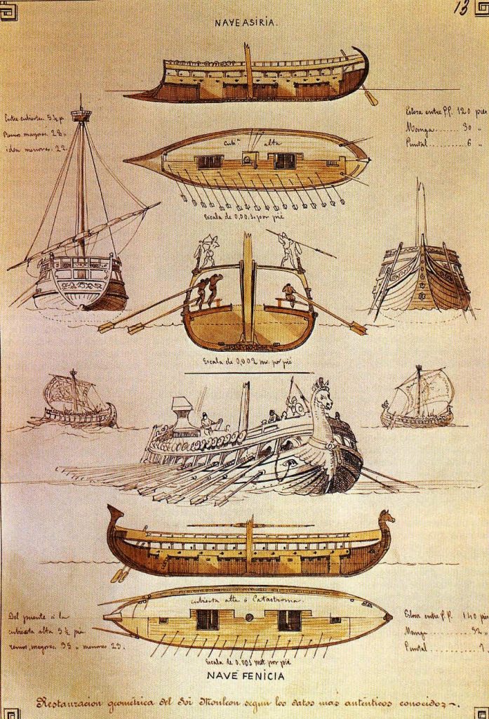 Questa immagine ha l'attributo alt vuoto; il nome del file è nave-fenicia-nave-assira-697x1024.jpg