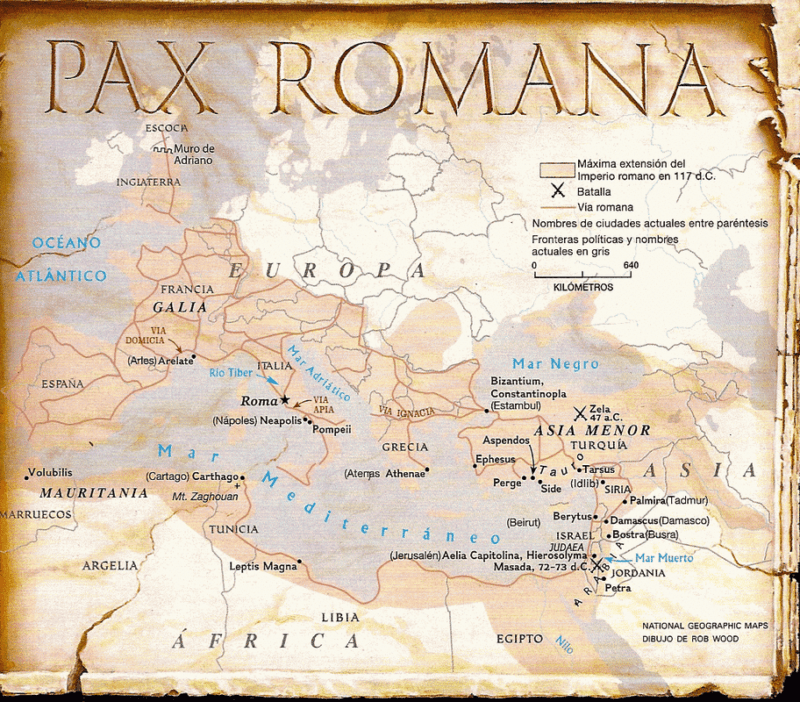 Questa immagine ha l'attributo alt vuoto; il nome del file è pax-romana-map.png