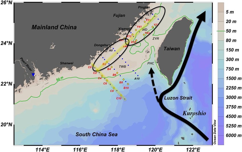Questa immagine ha l'attributo alt vuoto; il nome del file è Map-of-the-Taiwan-Strait.jpg