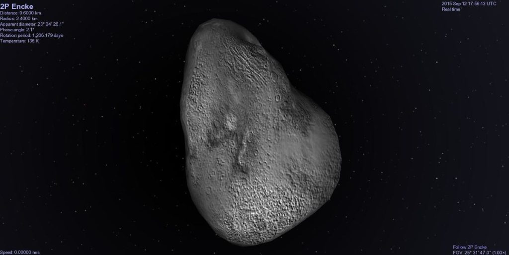 Questa immagine ha l'attributo alt vuoto; il nome del file è ASTRONOMIA-1200px-Comet_Encke_in_Celestia-1024x514.jpg