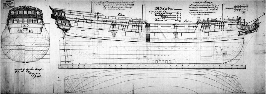 Questa immagine ha l'attributo alt vuoto; il nome del file è STORIA-MARINA-UK-1200px-HMS_Isis_1774-1024x365.jpg