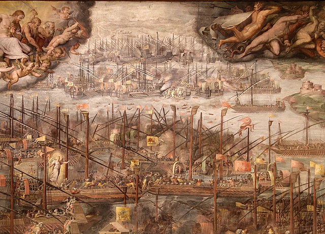 Questa immagine ha l'attributo alt vuoto; il nome del file è STORIA-NAVALE-LEPANTO-640px-Giorgio_vasari_e_aiuti_la_battaglia_di_lepanto_1572-73_03.jpg