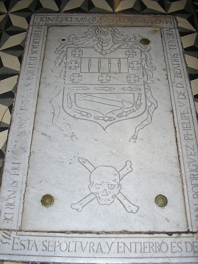 Questa immagine ha l'attributo alt vuoto; il nome del file è STORIA-NAVALE-SPAGNA-Tumba_de_Amaro_Pargo_en_la_Parroquia_de_Santo_Domingo_de_Guzman_La_Laguna_Tenerife.jpg