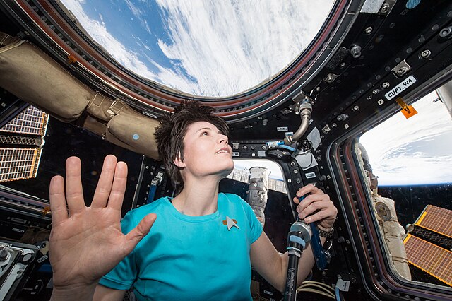 Questa immagine ha l'attributo alt vuoto; il nome del file è NASA-ESA-ISS-42_Samantha_Cristoforetti_Leonard_Nimoy_tribute.jpg