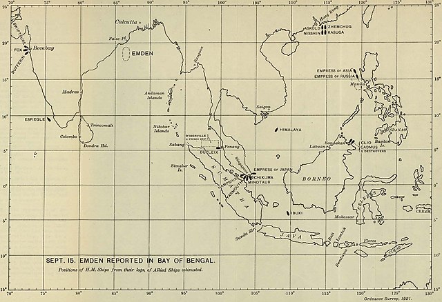 Questa immagine ha l'attributo alt vuoto; il nome del file è MARINA-TEDESCA-NSM-1914-1916_1_-_Emden_appears_-_Indian_Ocean_dispositions_Sept15.jpg