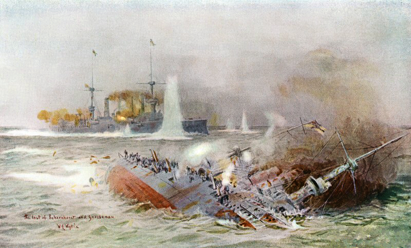 Questa immagine ha l'attributo alt vuoto; il nome del file è MARINA-TEDESCA-Battle_of_the_Falkland_Islands_1914_retouched.jpg