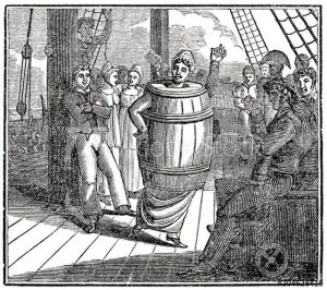 australia-Punishment_of_disobedient_female_convict_on_ship_Lady_Juliana_at_a_1789_trip_from_Britain_to_Australia