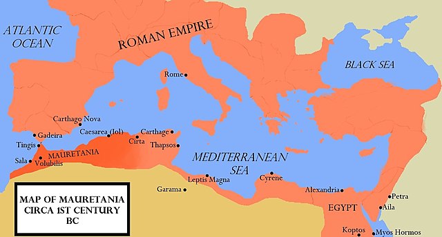 Questa immagine ha l'attributo alt vuoto; il nome del file è 640px-Map_of_the_Kingdom_of_Mauretania.jpg