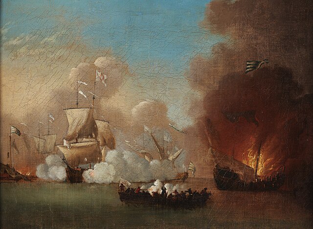 Questa immagine ha l'attributo alt vuoto; il nome del file è Willem_van_de_Velde_the_Younger_-_Portuguese_Action_with_Barbary_Pirates_-_Google_Art_Project.jpg