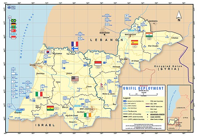 Questa immagine ha l'attributo alt vuoto; il nome del file è UNIFIL_Deployment_2018.jpg