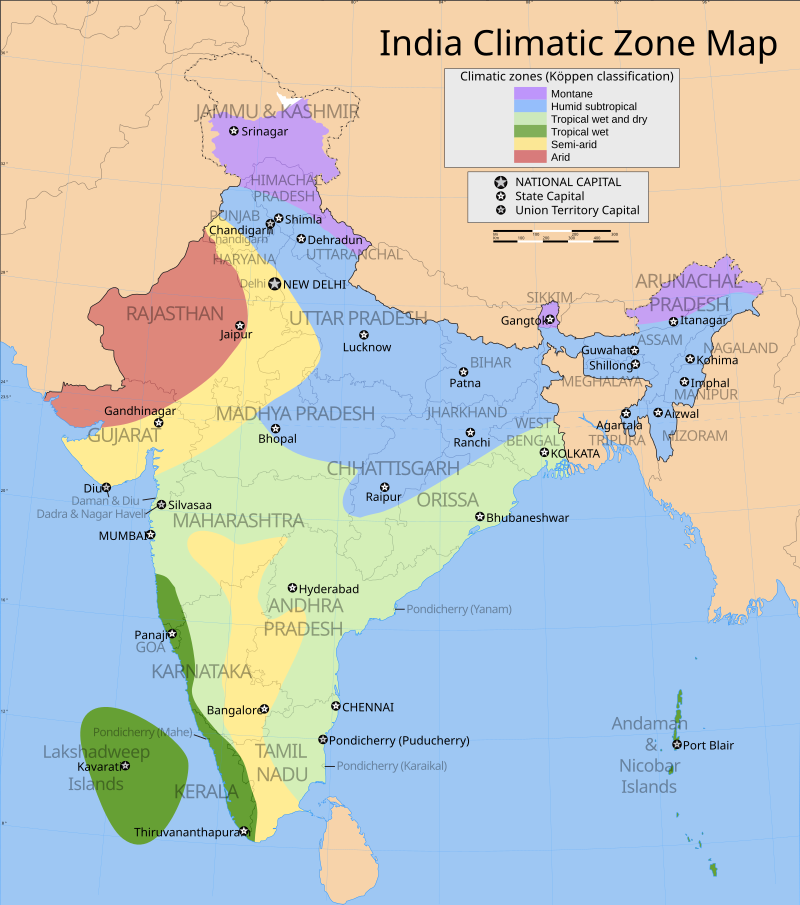 Questa immagine ha l'attributo alt vuoto; il nome del file è India_climatic_zone_map_en.svg.png