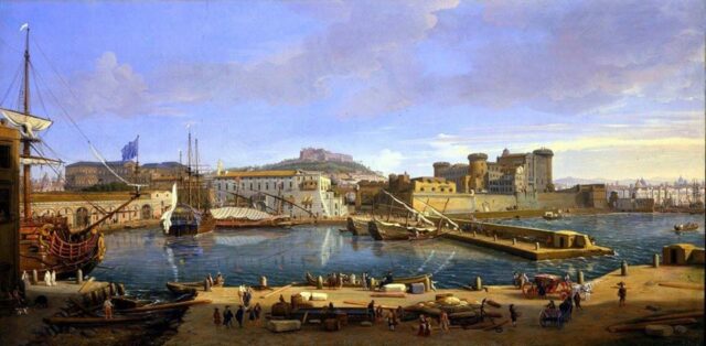 Caspar_Van_Wittel_-_La_Darsena_delle_Galere_(1700)