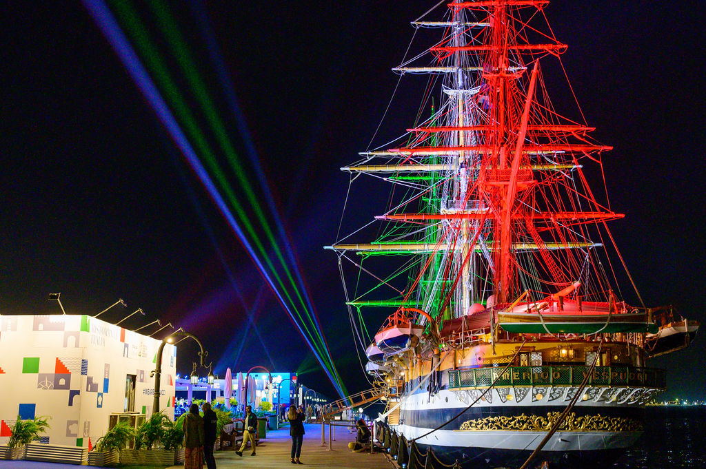 Questa immagine ha l'attributo alt vuoto; il nome del file è Tour-Mondiale-Vespucci-Villaggio-Italia-Doha-5.jpg