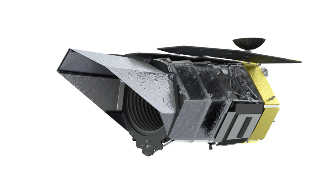 Questa immagine ha l'attributo alt vuoto; il nome del file è NASA-Nancy-Roman-telescope-ROMANNewModelV8RomanStill00049-1024x576.png