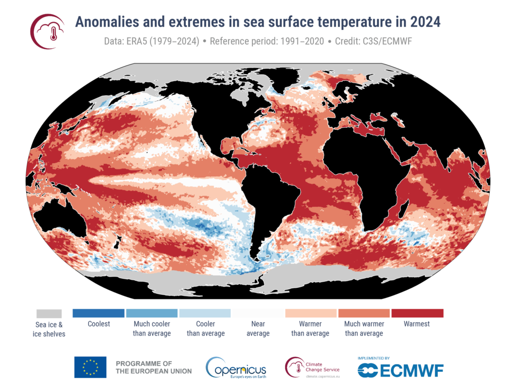 Questa immagine ha l'attributo alt vuoto; il nome del file è GCH2024_PR_Fig5_map_annual_sst_percentiles_extremes_2024-1024x768.png