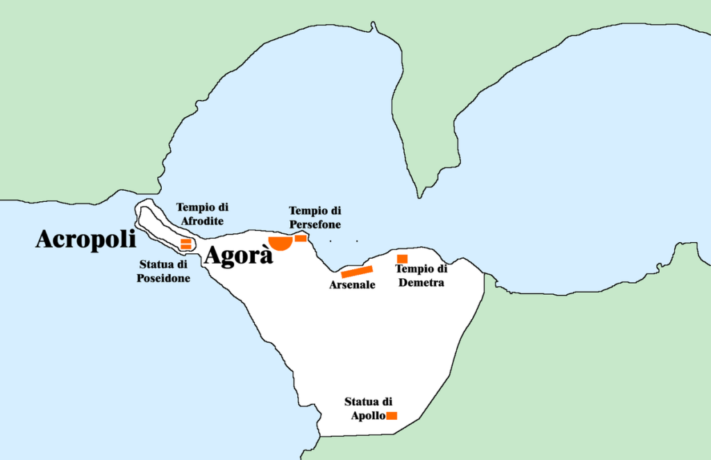 Questa immagine ha l'attributo alt vuoto; il nome del file è Map_of_Tarentum_Ita-1024x663.png