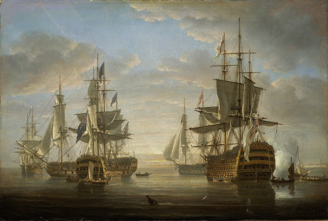nelson ship at anchor